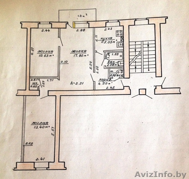 Продается 3-комнатная квартира в центре - Изображение #1, Объявление #1130404