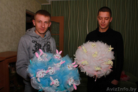 Букеты из мягких игрушек к выписке из Роддома и любому празднику в Кобрине - Изображение #1, Объявление #1170857