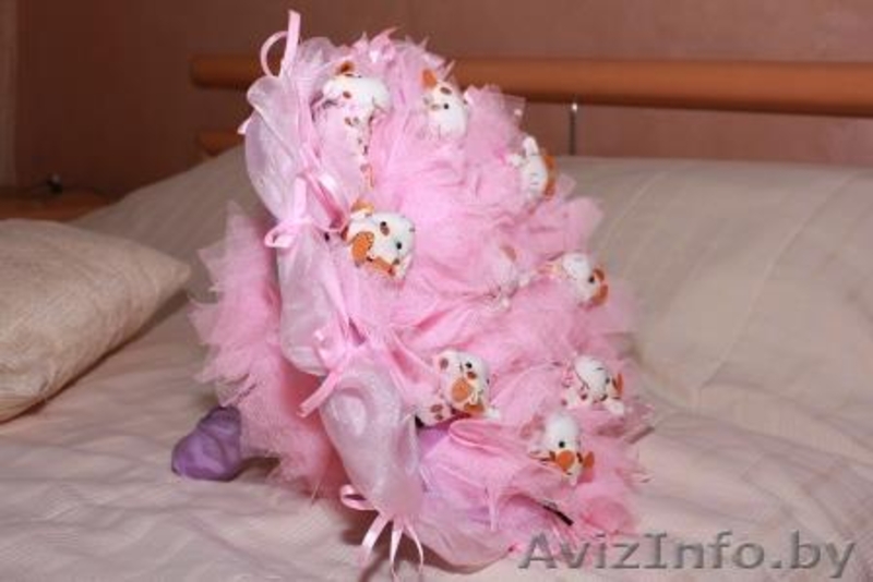 Букеты из мягких игрушек к выписке из Роддома и любому празднику в Кобрине - Изображение #2, Объявление #1170857