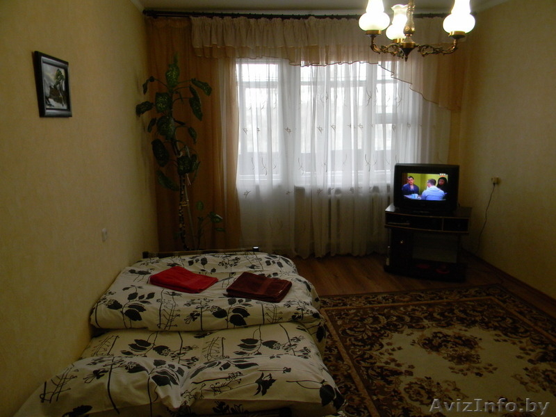 Уютная 4х комнатная квартира на сутки - Изображение #1, Объявление #1323933